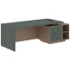 Стол руководителя с тумбой VCT 2390(R) 2300х900х750 VELION в Рязани 