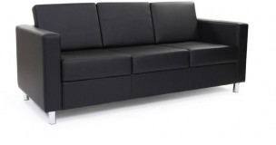 Трехместный офисный диван Симпл