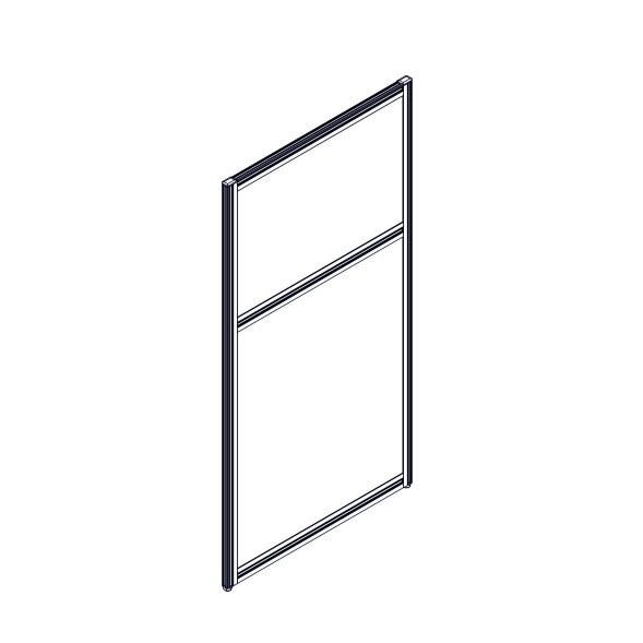 Секция комбинированной перегородки RP115SL60 Bravo grey/Серый 600х22х1115 в Рязани 