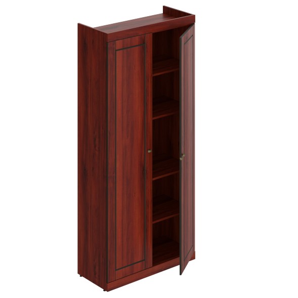 Шкаф высокий с глухими дверьми LHC 90.1 Темный каштан 900х400х2010 LAREX в Рязани 