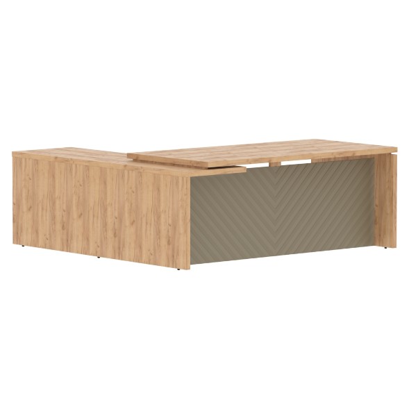 Стол руководителя TLCT 2020(R) 2000х2000х750 TORR LUX в Рязани 