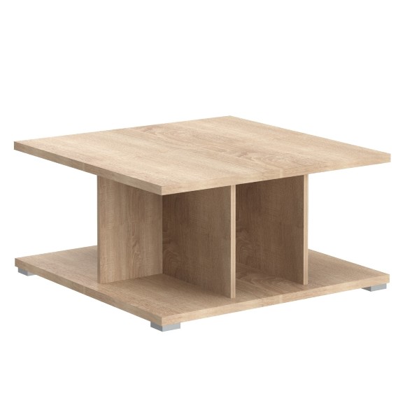 Стол журнальный CT 888 Дуб Сонома светлый 800х800х400 COFFEE в Рязани 