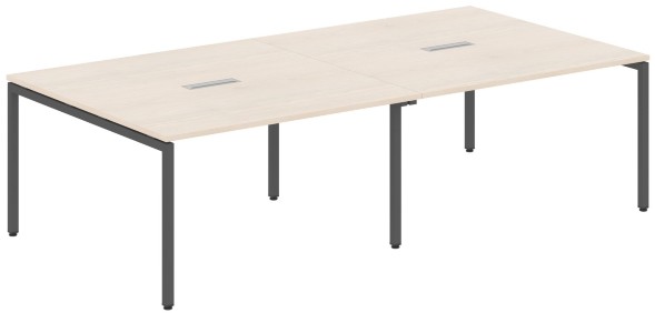 Конференц - стол XSCT 2714 Бук Тиара/Антрацит 2764х1406х750 XTEN-S в Рязани 