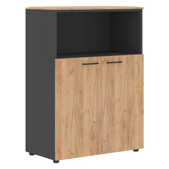 Шкаф с глухими малыми дверьми и топом JMC 85.3 856х452х1184 JAY в Рязани 