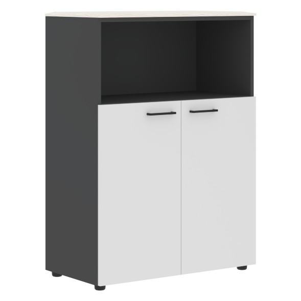 Шкаф с глухими малыми дверьми и топом JMC 85.3 856х452х1184 JAY в Рязани 