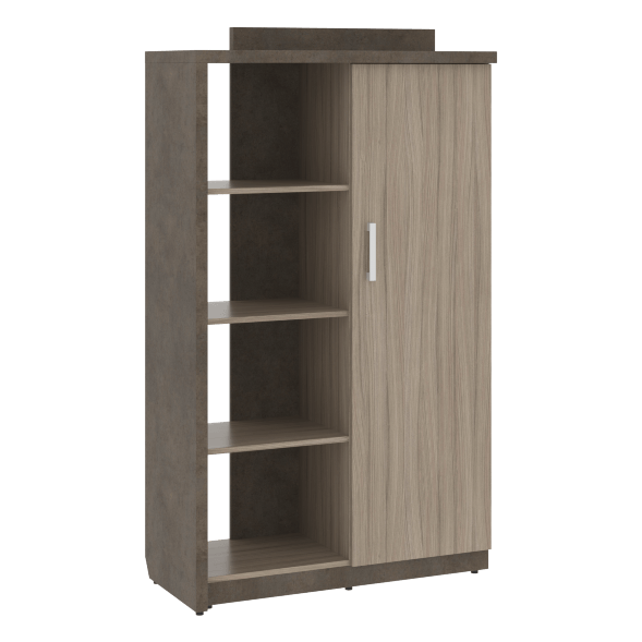 Шкаф СФ-534172 Бетон чикаго тем F187 ST9/Дрифтвуд H3090 ST22 1037х454,5х1770 WOOD&amp;amp;STONE в Рязани 