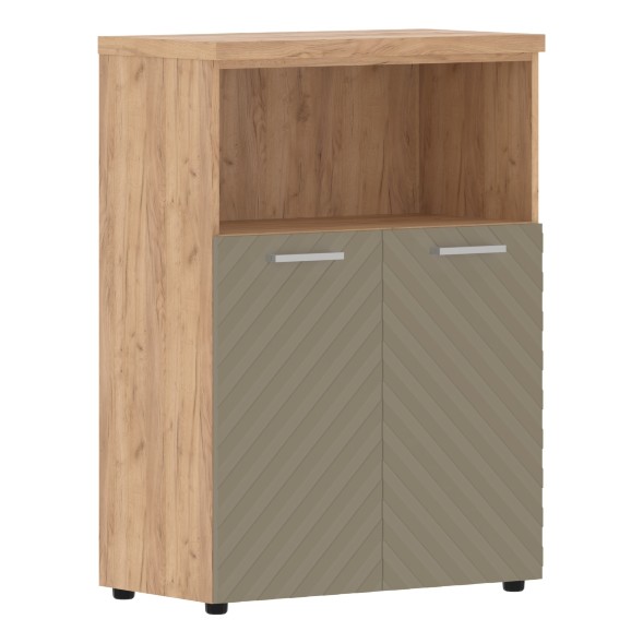 Шкаф с глухими малыми дверьми и топом TLMC 85.3 856х450х1203 TORR LUX в Рязани 