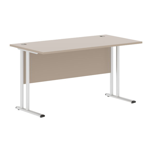 Стол письменный СП-3М Клен*/серебро 1400х720х755 IMAGO-M в Рязани 