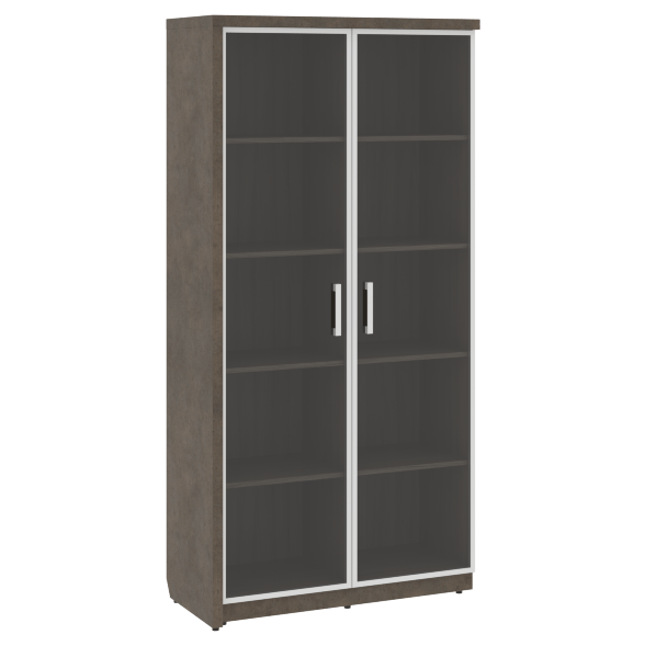 Шкаф СФ-534883 Бетон чикаго тем F187 ST9/Графит/Черный 1035х454,5х2083 WOOD&amp;amp;STONE в Рязани 