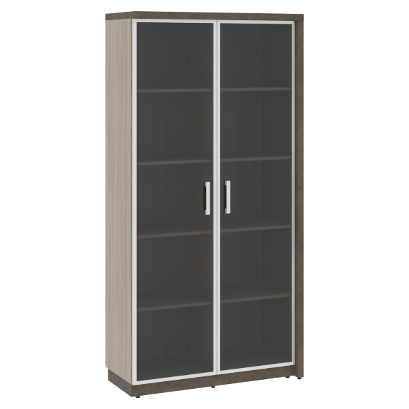 Шкаф СФ-534884 Бетон чикаго тем F187 ST9/Графит/Черный 1035х454,5х2083 WOOD&amp;amp;STONE в Рязани 