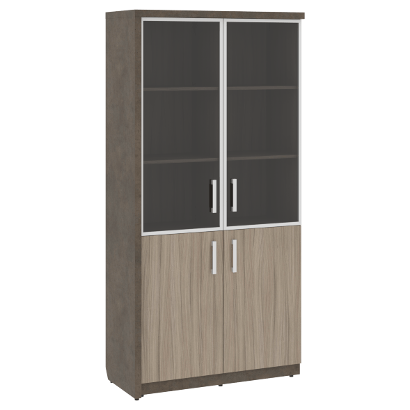 Шкаф СФ-534893 Бетон чикаго тем F187 ST9/Дрифтвуд H3090/Графит/Черный 1035х454,5х2083 WOOD&amp;amp;STONE в Рязани 