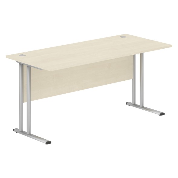 Стол письменный СП-4М Клен*/серебро 1600х720х755 IMAGO-M в Рязани 