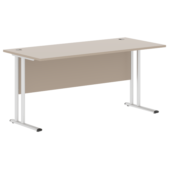 Стол письменный СП-4М Клен*/серебро 1600х720х755 IMAGO-M в Рязани 