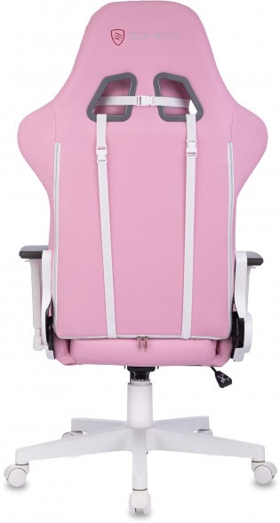 Кресло игровое Zombie Neo белый эко.кожа крестов. пластик пластик белый