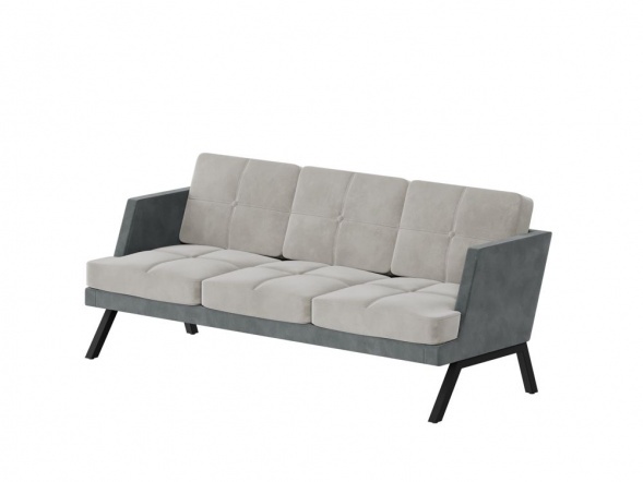 Алдо Диван трёхместный с декором из пуговиц ALDB-03L 2010*875*890