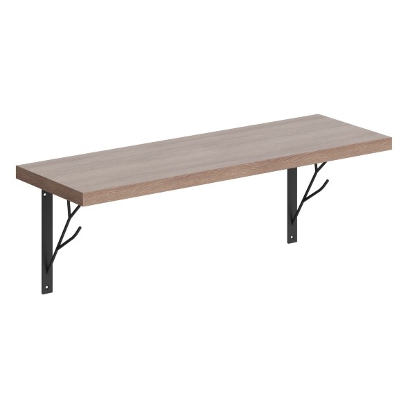 Полка с полкодержателями SH2-TREE 630х210х222 COFFEE в Рязани 