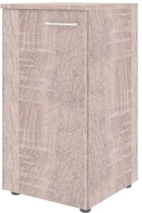 Шкаф колонка с глухой малой дверью (L) и топом XLC 42.1(L) Дуб Сонома 432х432х820 XTEN