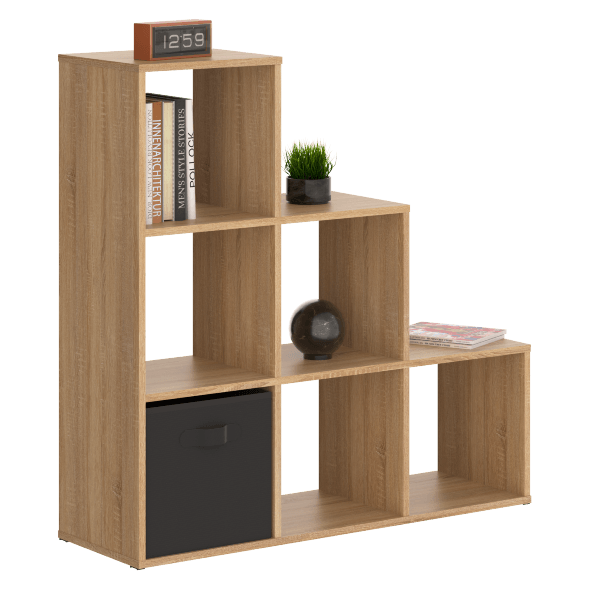 Стеллаж SH 1042 Дуб Сонома светлый 1044х330х1042 COMP в Рязани 