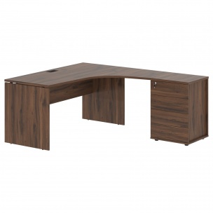 Стол эргономичный с тумбой EDCET 1518(R) 1560х1880х750 EDIS