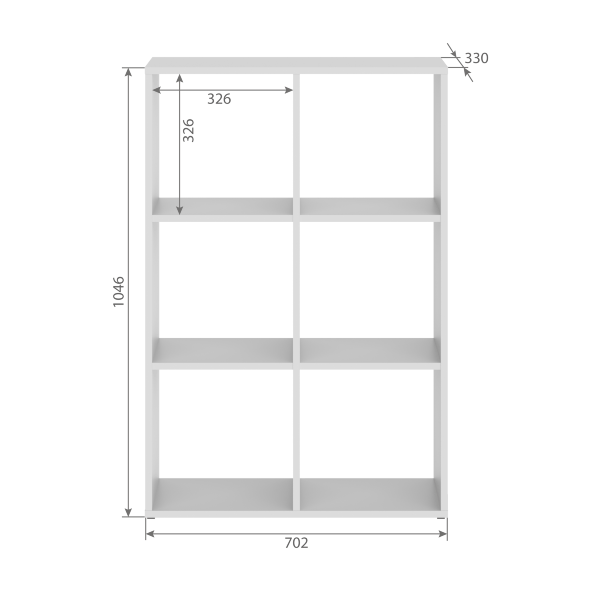Стеллаж SH 7042 702х330х1042 COMP в Рязани 