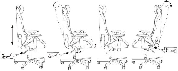 Кресло игровое Knight N1 Fabric розовый Velvet 36 с подголов. крестов. металл