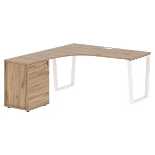 Стол эргономичный с тумбой EVCET 1518(L) 1560х1880х750 EDIS