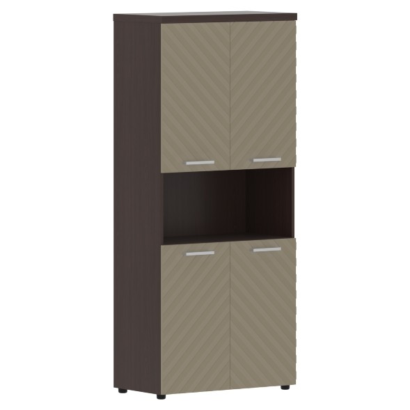 Шкаф с комплектами малых дверей и топом TLHC 85.4 856х450х1968 TORR LUX в Рязани 