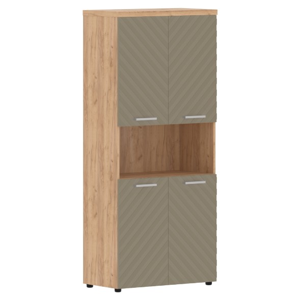 Шкаф с комплектами малых дверей и топом TLHC 85.4 856х450х1968 TORR LUX в Рязани 