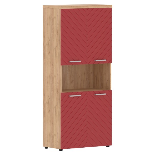 Шкаф с комплектами малых дверей и топом TLHC 85.4 856х450х1968 TORR LUX в Рязани 