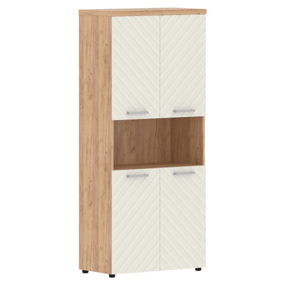 Шкаф с комплектами малых дверей и топом TLHC 85.4 856х450х1968 TORR LUX в Рязани 