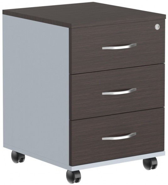 Тумба подкатная ТМ-3.А Венге Магия/Металлик 412х450х551 IMAGO	