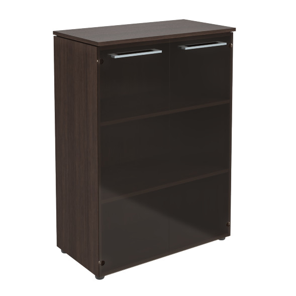 Шкаф со стеклянными дверьми MMC 85.2 854х423х1188 MORRIS в Рязани 