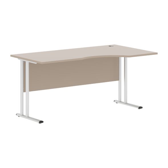 Стол эргономичный СА-1M(R) Клен*/серебро 1600х900х755 IMAGO-M в Рязани 