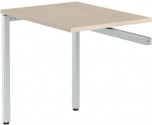 Брифинг-приставка XSB 860 Бук Тиара/Алюминий 800х600х750