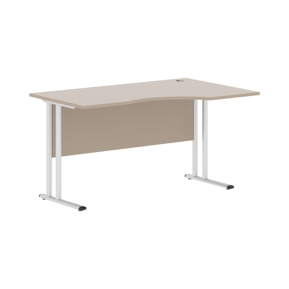 Стол эргономичный СА-2M(R) Клен*/серебро 1400х900х755 IMAGO-M в Рязани 