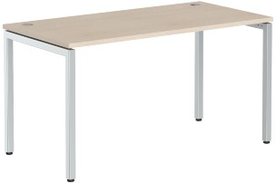Стол прямой XSST 147 Бук Тиара/Алюминий 1400х700х750 XTEN-S