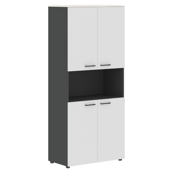 Шкаф с 2-мя комп-ми глухих малых дверей и топом JHC 85.4 856х452х1949 JAY в Рязани 