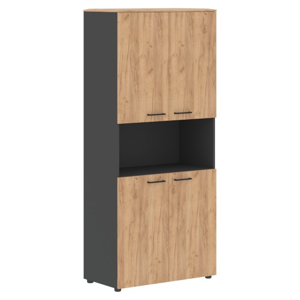 Шкаф с 2-мя комп-ми глухих малых дверей и топом JHC 85.4 856х452х1949 JAY в Рязани 