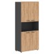 Шкаф с 2-мя комп-ми глухих малых дверей и топом JHC 85.4 856х452х1949 JAY в Рязани 