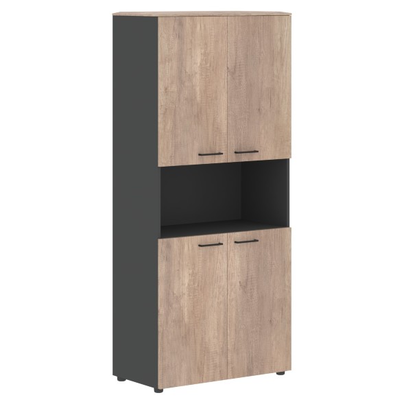 Шкаф с 2-мя комп-ми глухих малых дверей и топом JHC 85.4 856х452х1949 JAY в Рязани 