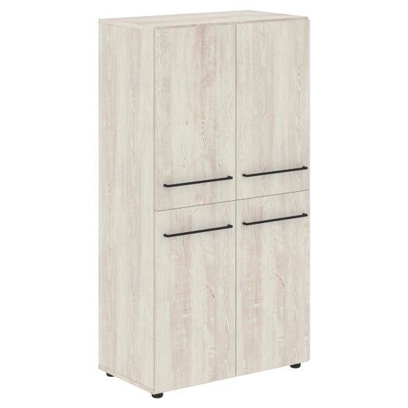 Шкаф с 2-мя комплектами глухих малых дверей LMC 80.4 800х430х1517 LOFTIS