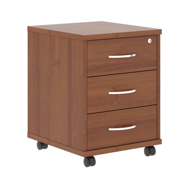Тумба подкатная ТМ-3 Орех с фолдингом 412*450*551 IMAGO в Рязани 