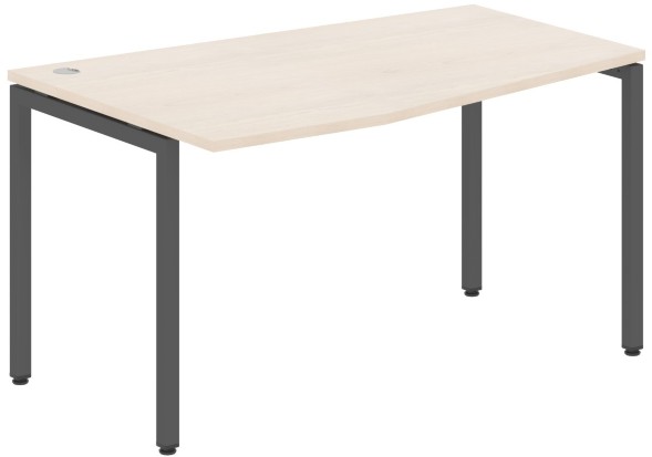 Стол эргономичный XSCT 149(L) Бук Тиара/Антрацит 1400х900х750 XTEN-S