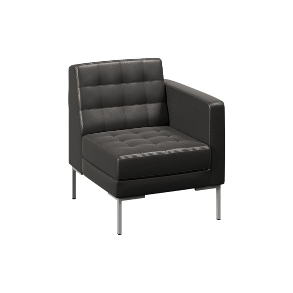 Forest Секция с подлокотником одноместная FR-SP-01 (L) 690*800*840