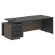 Стол руководителя с тумбой VCT 2290(L) 2200х900х750 VELION в Рязани 