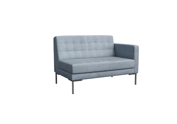 Форест Секция с подлокотником двухместная FR-SP-02 (L) 1270*800*840